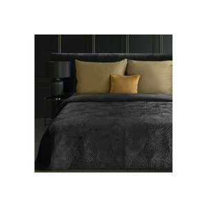 Musa5 bársony ágytakaró Fekete 220x240 cm kép