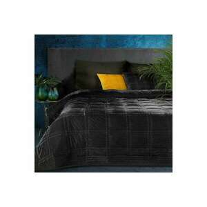 Kristin2 bársony ágytakaró Fekete 220x240 cm kép