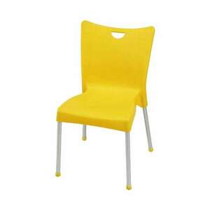 4 darabos kerti szék készlet sárga színben kép