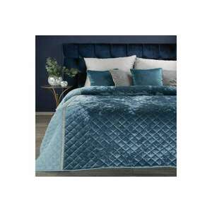 Kristin bársony ágytakaró Kék 220x240 cm kép