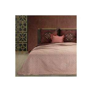 Morocco3 pamut ágytakaró finom jacquard mintával Téglavörös 220x240 cm kép