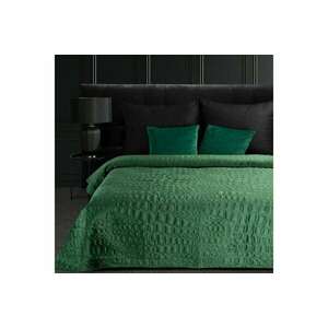 Salvia7 bársony ágytakaró Sötétzöld 220x240 cm kép