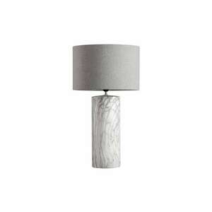 Adora asztali lámpa pamut búrával Krémszín/világos szürke 42x76 cm kép