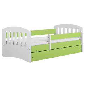 Kocot Kids Classic 1 Ifjúsági ágy ágyneműtartóval - zöld - Többfél... kép