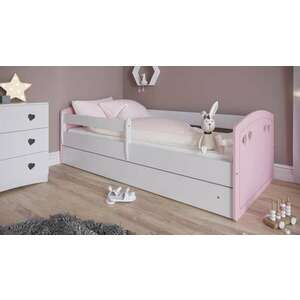 Kocot Kids Julia Ifjúsági ágy ágyneműtartóval - rózsaszín - Többfé... kép