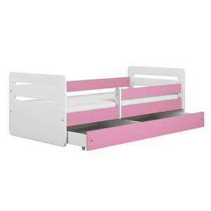 Kocot Kids Tomi Ifjúsági ágy ágyneműtartóval - rózsaszín - Többfél... kép
