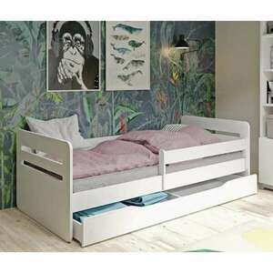 Kocot Kids Tomi Ifjúsági ágy ágyneműtartóval - fehér - Többféle mé... kép