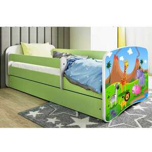 Kocot Kids Babydreams Ifjúsági ágy ágyneműtartóval - Szafari - Tö... kép