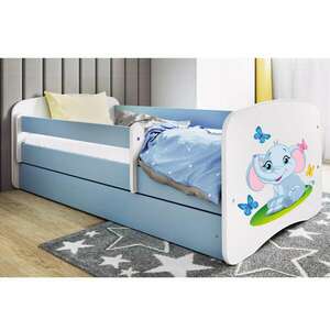 Kocot Kids Babydreams Ifjúsági ágy ágyneműtartóval - Elefánt - Tö... kép