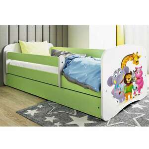 Kocot Kids Babydreams Ifjúsági ágy ágyneműtartóval - Állatok - Tö... kép