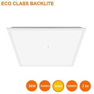 Ledvance Eco Backlite LED panel 600 36W 3000K 3240lm 595x595x34mm... kép