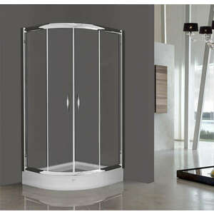 Vela Banyo Dapne íves zuhanykabin 80x80x190, 6 mm üveg kép