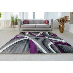 Dynamico Art 1504 (D.Grey-Purple) szőnyeg 200x280cm Lila-Szürke kép