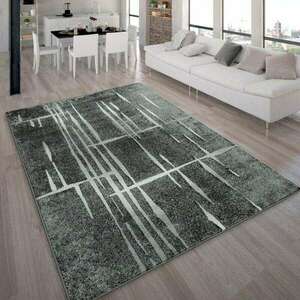 Trendi foltos szőnyeg fekete-szürke, modell 20726, 70x140cm kép