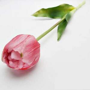 Tulipán; élethű gumitulipán Tömött fejű 40cm-PINK kép