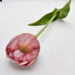 Tulipán; élethű gumitulipán Tömött fejű 40cm-MÁLVA kép