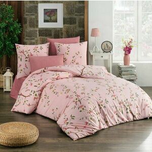 BedTex Laura pamut ágynemű, rózsaszín, 140 x 200 cm, 70 x 90 cm kép