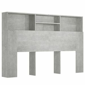 vidaXL betonszürke áthidaló szekrény 160 x 19 x 103, 5 cm kép