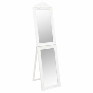 vidaXL fehér szabadon álló tükör 40 x 160 cm kép