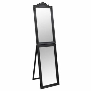 vidaXL fekete szabadon álló tükör 40 x 160 cm kép