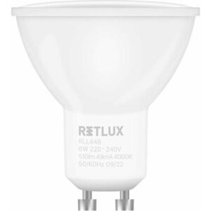 RETLUX RLL 448 GU10 3 fokozatban dimmelhető DIMM 6W CW kép