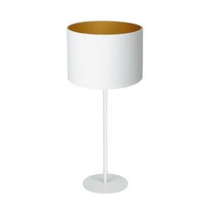 Asztali lámpa ARDEN 1xE27/60W/230V á. 25 cm fehér/arany kép