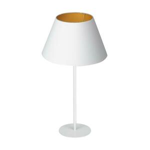 Asztali lámpa ARDEN 1xE27/60W/230V á. 30 cm fehér/arany kép