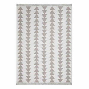 Duo fehér-bézs pamut szőnyeg, 60 x 100 cm - Oyo home kép