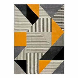 Gladys Duro narancssárga-szürke szőnyeg, 140 x 200 cm - Universal kép