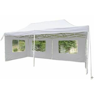 GARTHEN Kerti sátor összecsukható PROFI 3 x 6 m fehér kép
