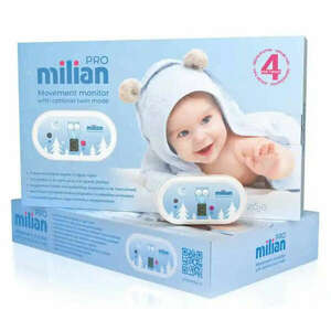 MILIAN PRO 4 légzésfigyelő 4 érzékelőlappal ikerbabáknak - ÚJ! kép