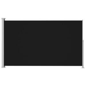 vidaXL fekete behúzható oldalsó terasznapellenző 180 x 300 cm kép