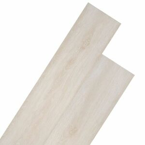 vidaXL klasszikus fehér tölgy nem öntapadó PVC padlólapok 2 mm 5, 26 m² kép