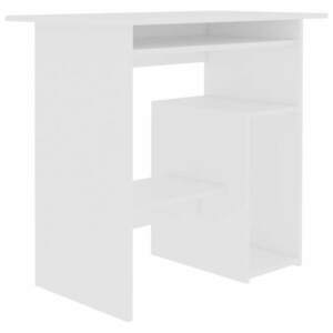 vidaXL fehér forgácslap íróasztal 80 x 45 x 74 cm kép