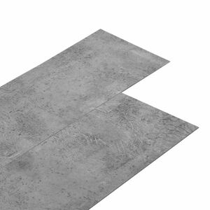 vidaXL cement barna nem öntapadó PVC padlóburkoló lapok 3 mm 4, 46 m² kép