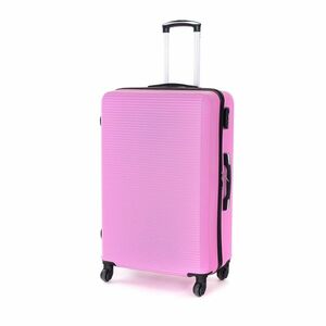 Pretty UP kagyló utazóbőrönd ABS03 L, rózsaszín kép
