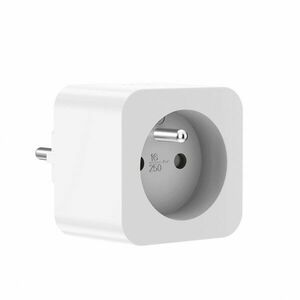 WOOX R6128 Smart Plug 16A FR Type E with Energy Monitor kép