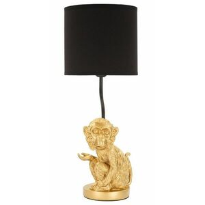 Asztali lámpa 20x50 cm, majom, arany fekete - ET VOILA - Butopêa kép