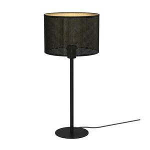 Asztali lámpa LOFT SHADE 1xE27/60W/230V á. 25 cm fekete/arany kép