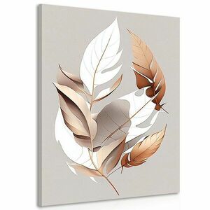 Kép minimalista réz levelek kép