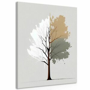 Kép minimalista többszínű fa kép