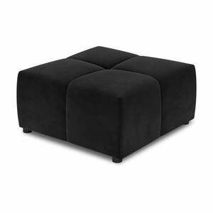 Fekete bársony kanapé modul Rome Velvet - Cosmopolitan Design kép