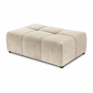 Bézs bársony kanapé modul Rome Velvet - Cosmopolitan Design kép