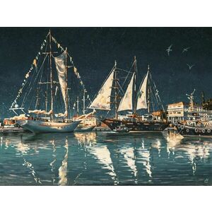 Vászon kép, 60X80 cm, hajók - VOILIERS - Butopêa kép