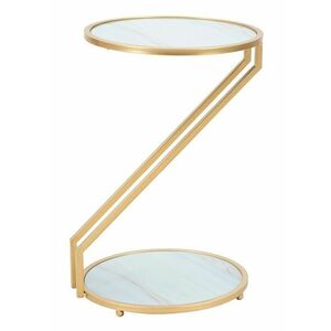Lerakóasztal, "Z" lábbal, arany - ZEDE - Butopêa kép