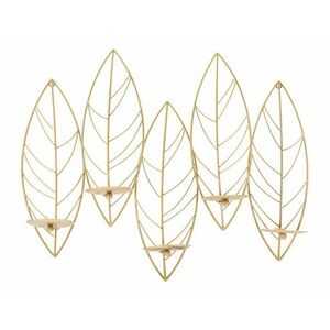 Gyertyatartó, stilizált levelek arany - SIOUX - Butopêa kép