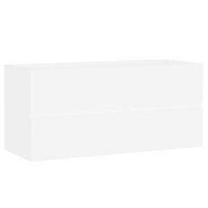 vidaXL fehér forgácslap mosdószekrény 100 x 38, 5 x 45 cm kép