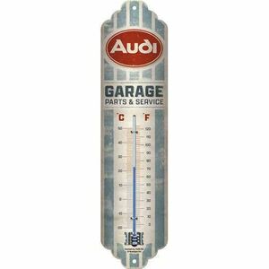 AUDI Garage - Fém hőmérő kép