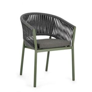 FLORENCIA szürke és zöld kerti szék kép