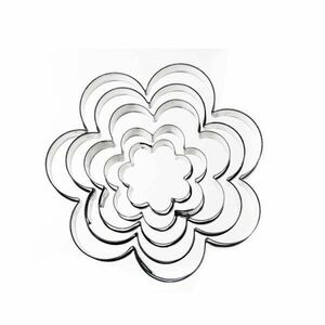 ORION Rozsdamentes acél kiszúró Virág 5 db kép